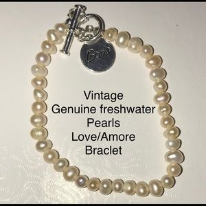 Vintage fresh water pearls bracelet